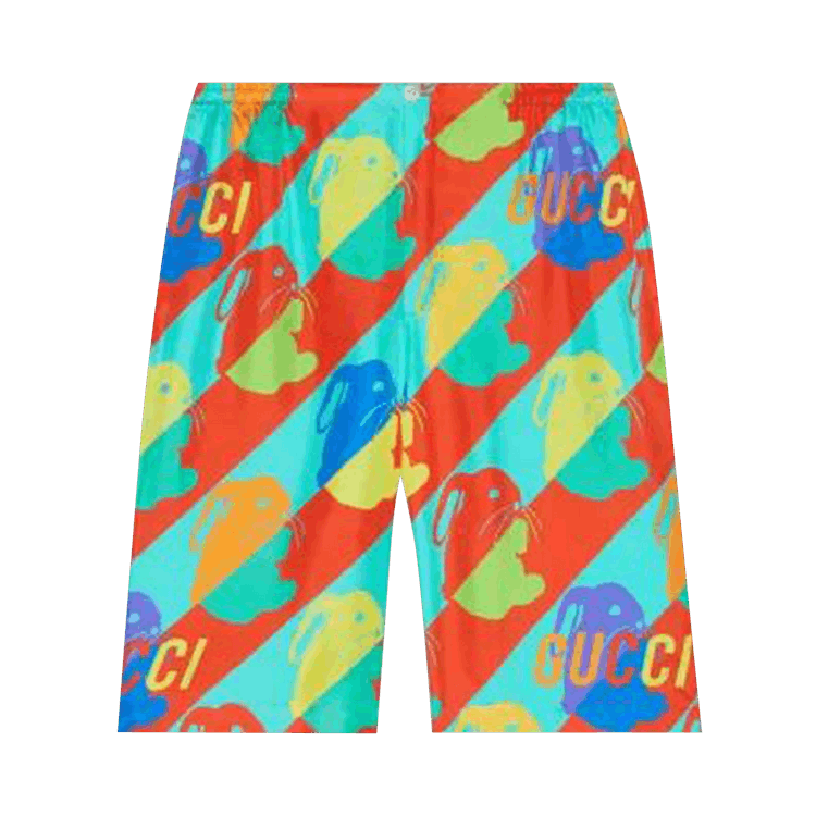 Gucci Rabit Printed Shorts "Multicolor"