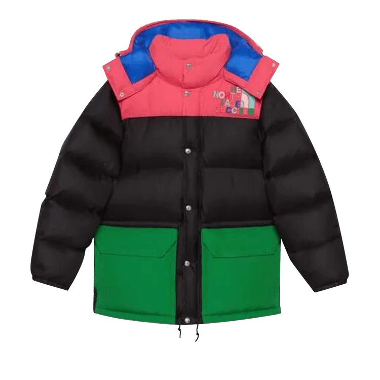 Gucci x The North Face Down Jacket "Black/Multicolor"