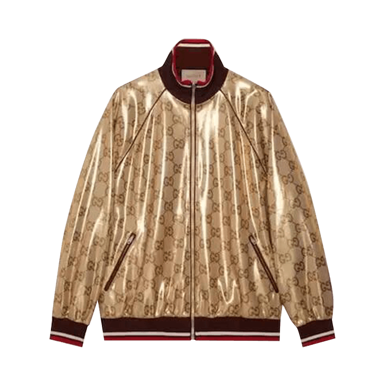 Gucci GG Technical Jersey Zip Jacket "Gold"
