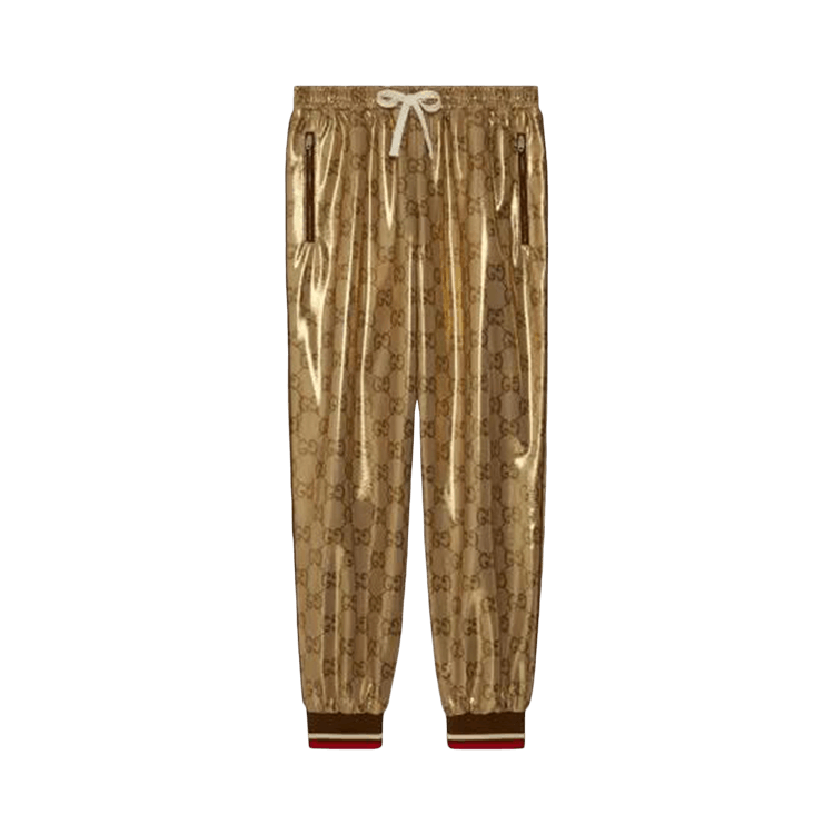 Gucci GG Technical Jersey Jogging Pants "Gold"
