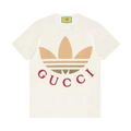 Gucci x adidas Logo T-Shirt "White/Beige"