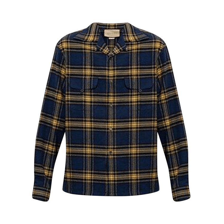 Gucci Checked Shirt "Navy"