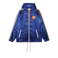 Gucci x adidas Satin Nylon Jacket "Blue"
