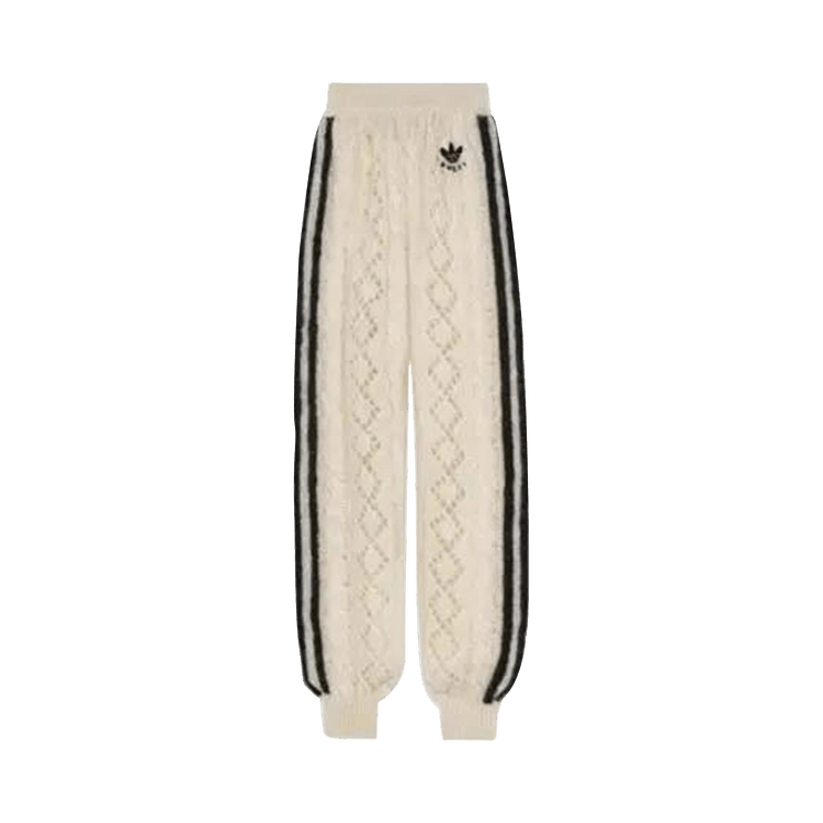 Gucci x adidas Mohair Knit Jogging Pant "Ivory"