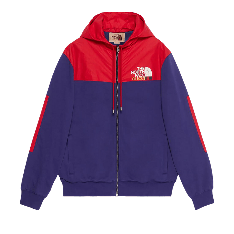 Gucci x The North Face Zip Jacket "Blue/Red"