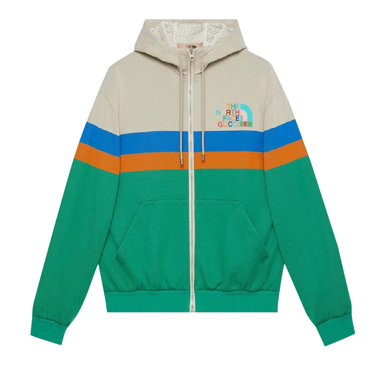 Gucci x The North Face Hooded Jacket "Ivory/Green"