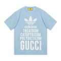 Gucci x adidas T-Shirt "Blue"