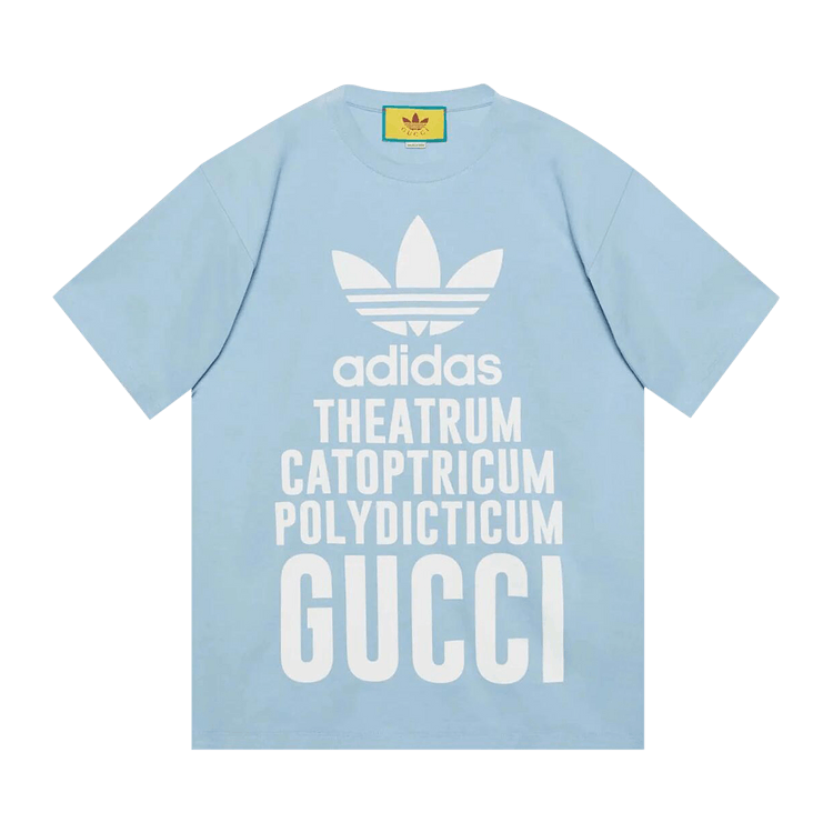 Gucci x adidas T-Shirt "Blue"