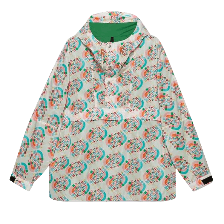 Gucci x The North Face Nylon Jacket "Ivory/Multicolor"