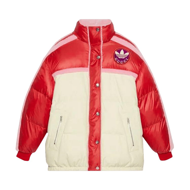 Gucci x adidas Reversible Bomber "Pink/Red/Ivory"
