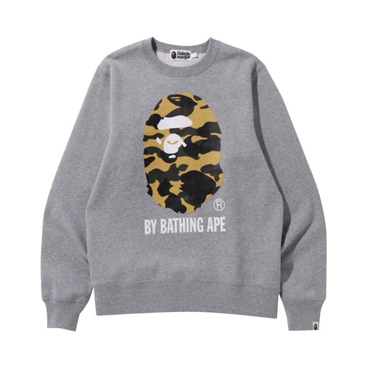 BAPE 1st Camo By Bathing Ape Crewneck "Grey"