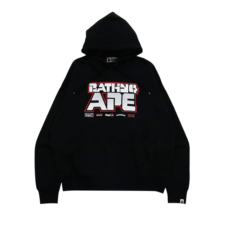 BAPE Graphic #1 Loose Fit Pullover Hoodie "Black"