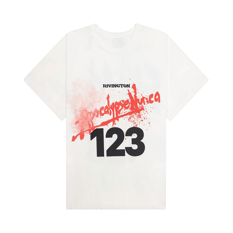 RIVINGTON roi Rebis Apocalypse Nunca Short-Sleeve Tee "White"