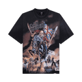 Represent Clo x Iron Maiden Steed Tee "Stained Black"