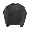 Satoshi Nakamoto Star Studded Crewneck "Black"
