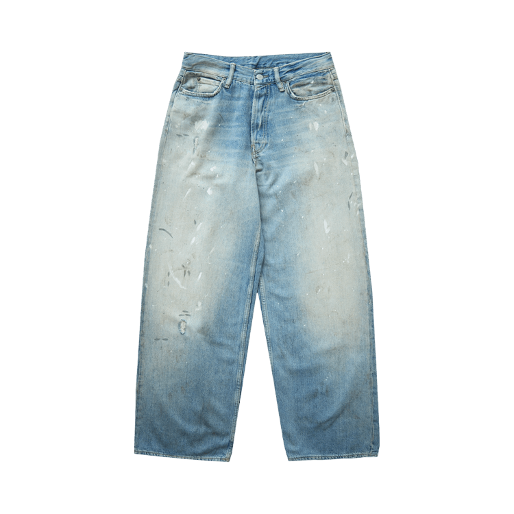 Acne Studios 1981 U Black Trafalgar Jeans "Light Blue"