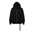 Rick Owens DRKSHDW Jumbo Gimp Zip Hoodie "Black"