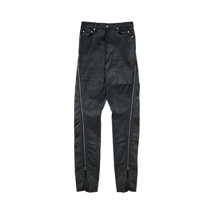 Rick Owens DRKSHDW Bolan Banana Jeans With Zips "Black"