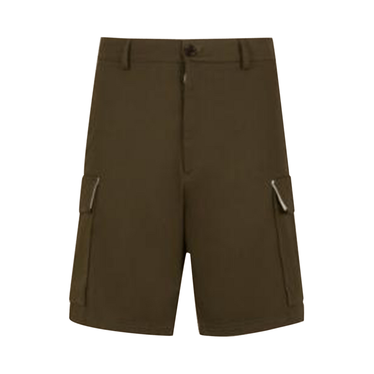Marni Organic Gabardine Shorts "Deep Sage"