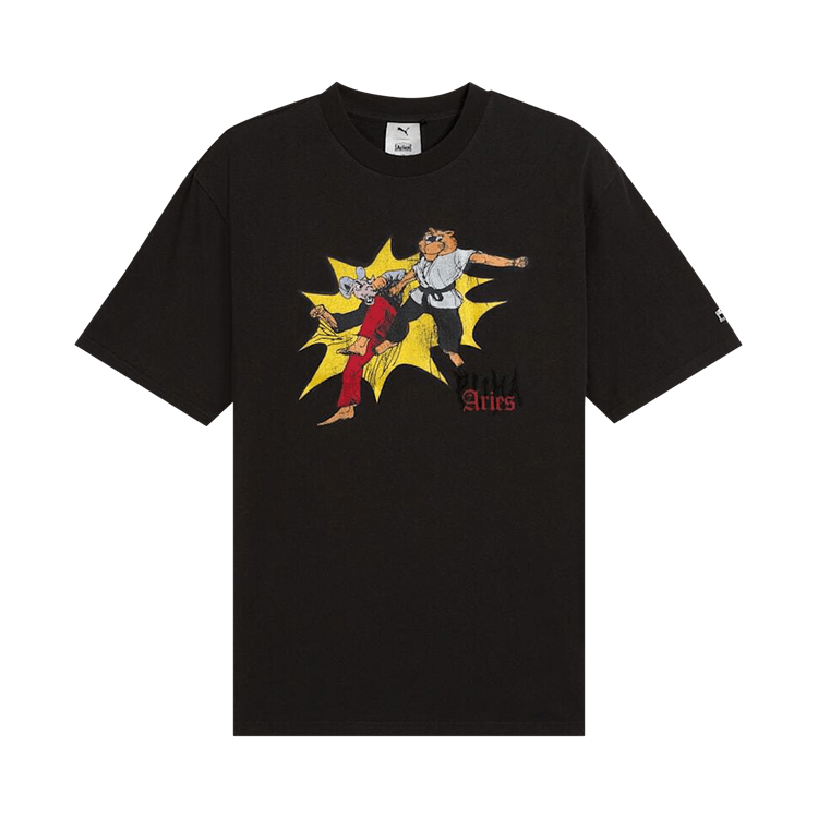 Puma x Aries Graphic Tee "Puma Black"