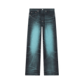 Kenzo Turn Up Wide Fit Jeans "Blue"