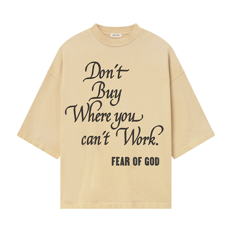 Fear of God Freedom Now Tee "Dune"