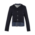 Sacai Denim x Knit Cardigan "Blue"