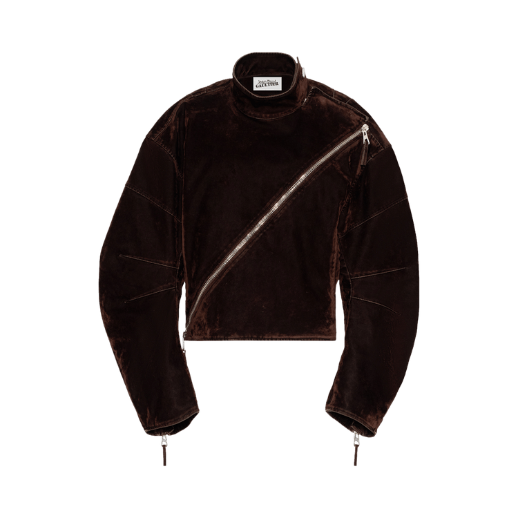 Jean Paul Gaultier Minimal Moto Jacket "Chocolate"