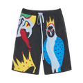The Elder Statesman Mythical Creatures Short "Multicolor"