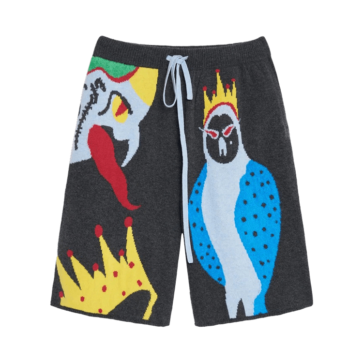 The Elder Statesman Mythical Creatures Short "Multicolor"