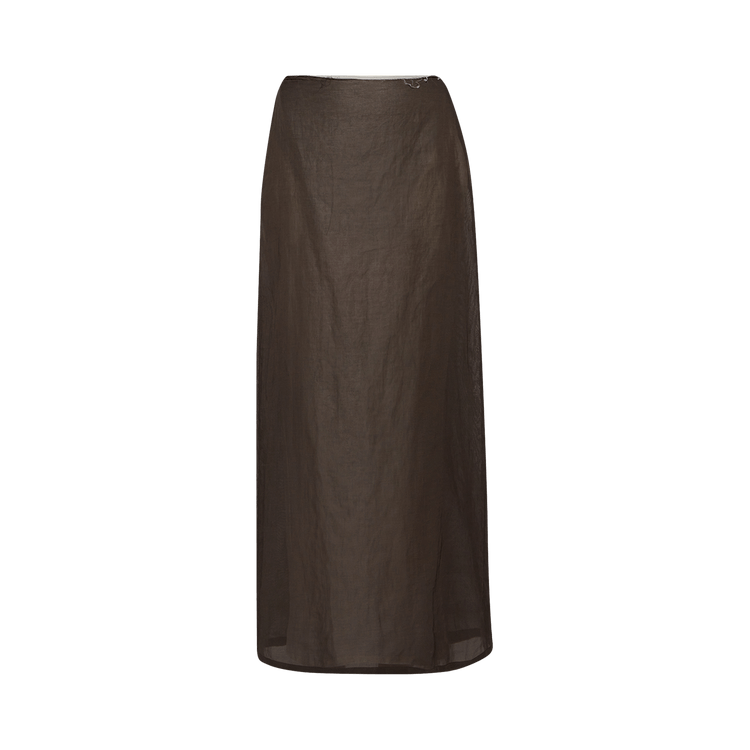 The Row Zaira Skirt "Brown"