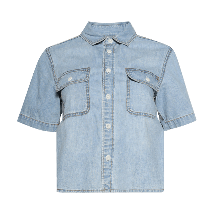 Sacai Denim Shirt "Light Blue/Light Grey"