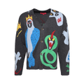 The Elder Statesman Mythical Creatures Cardigan "Multicolor"
