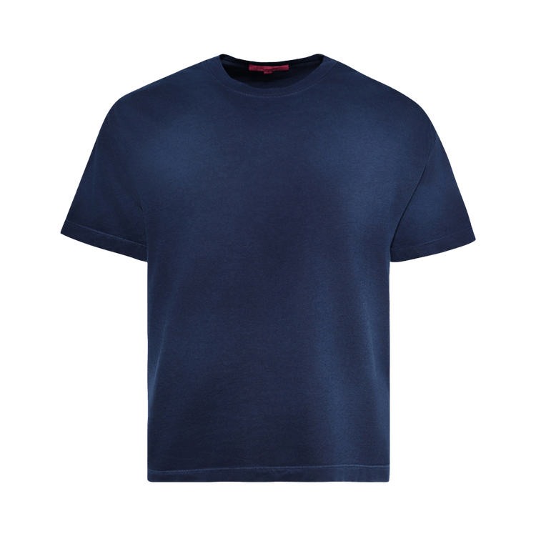 The Elder Statesman Sunbleached Oversized Tee "New Blue"