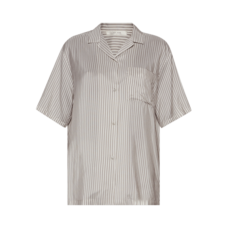 The Row Jorge Shirt "White/Grey"