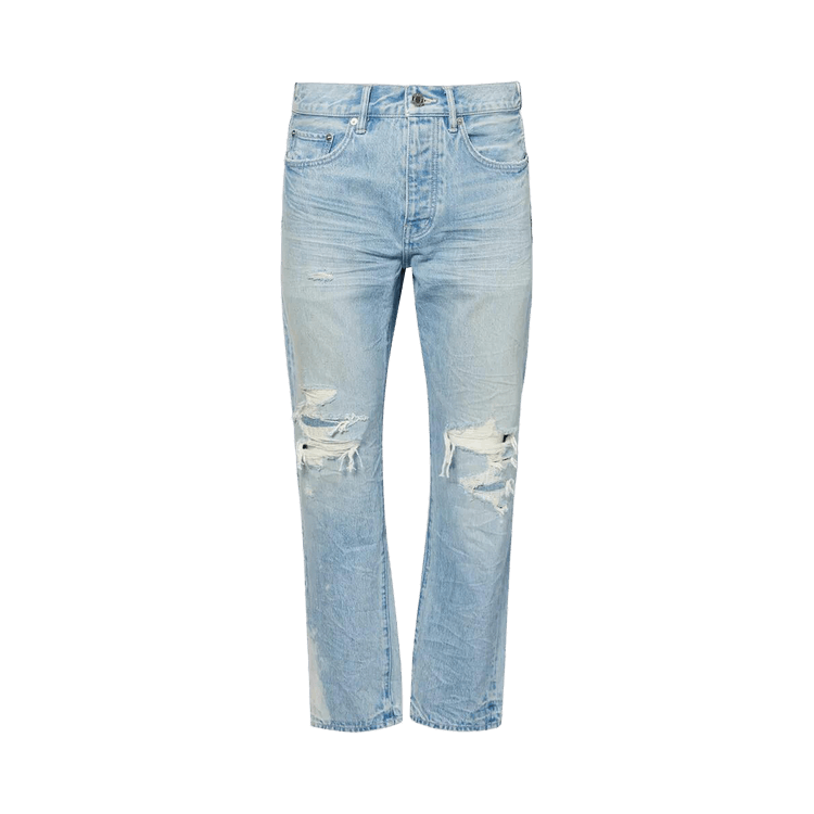 PURPLE BRAND Garda Blowouts Jeans "Light Indigo"