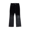 PURPLE BRAND Flock Dipped Bootcut Denim "Black"