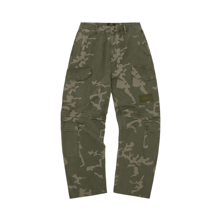 Corteiz Guerillaz Convertible Pant "Green Camo"
