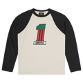 Corteiz Number 1 Raglan Long-Sleeve "Black"