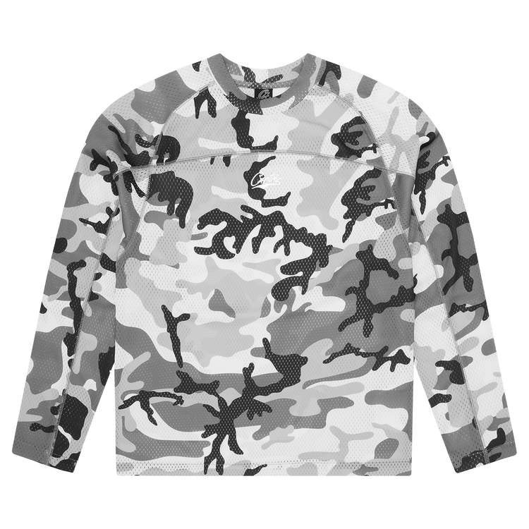 Corteiz Woosh Mesh Long-Sleeve Jersey "Arctic Camo"