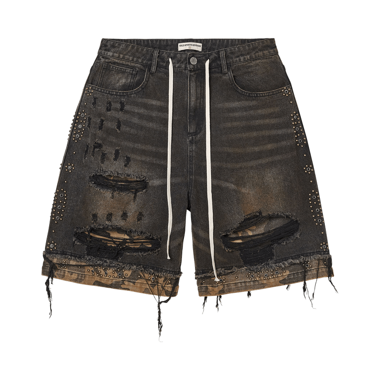 Vale Forever Black Double Jorts "Dest/Black/Camo"