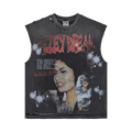Vale Forever La Flor Muscle Tee "Black"