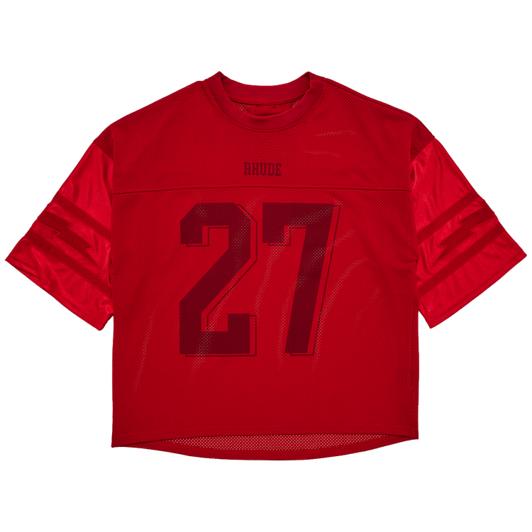 Rhude Lightning Football Jersey "Red"