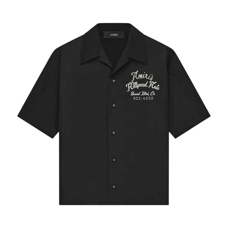 Amiri Hollywood Auto Bowling Shirt "Black"