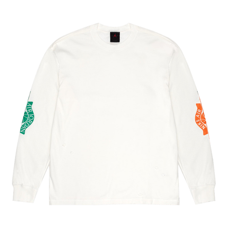 Air Jordan Rare Air Long-Sleeve T-Shirt "Sail/Brilliant Orange"