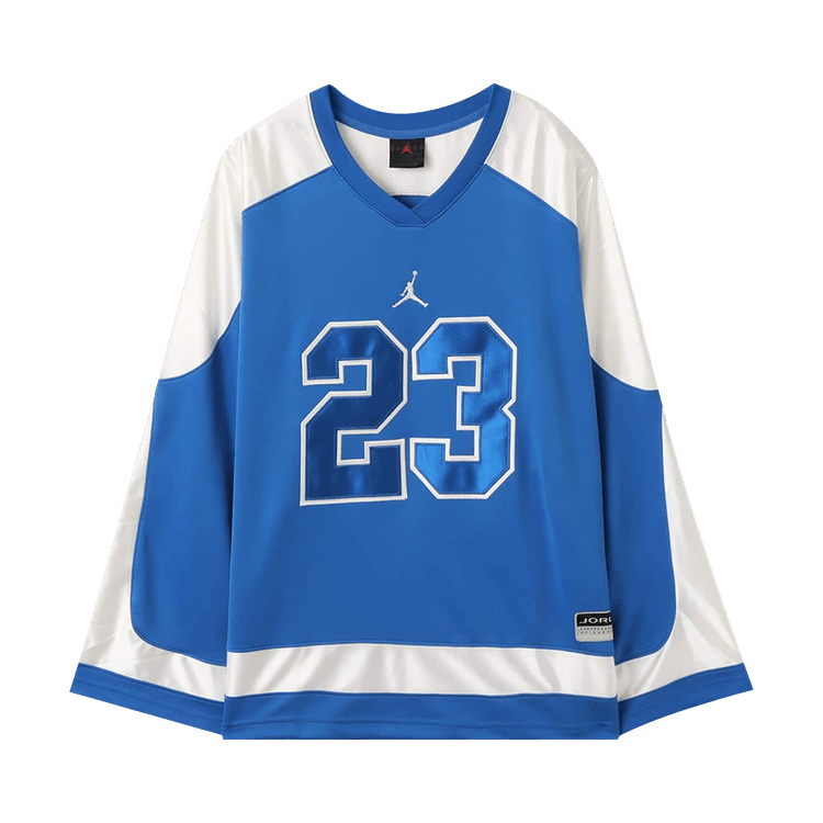 Air Jordan Brooklyn Collegiate Hockey Jersey "Sport Blue/Sail"