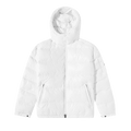 Moncler Maya Hooded Puffer Shiny Jacket "White"