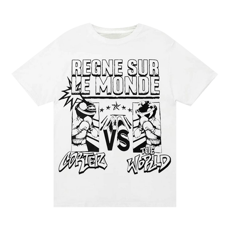 Corteiz Regne Sur Le Monde Tee "White"