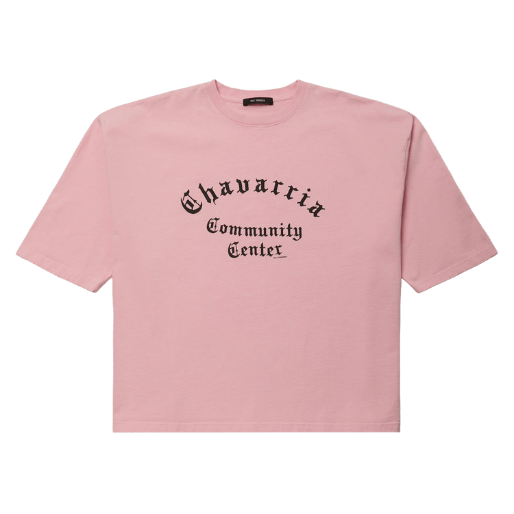 Willy Chavarria Community Center Buffalo Tee "Chicle"