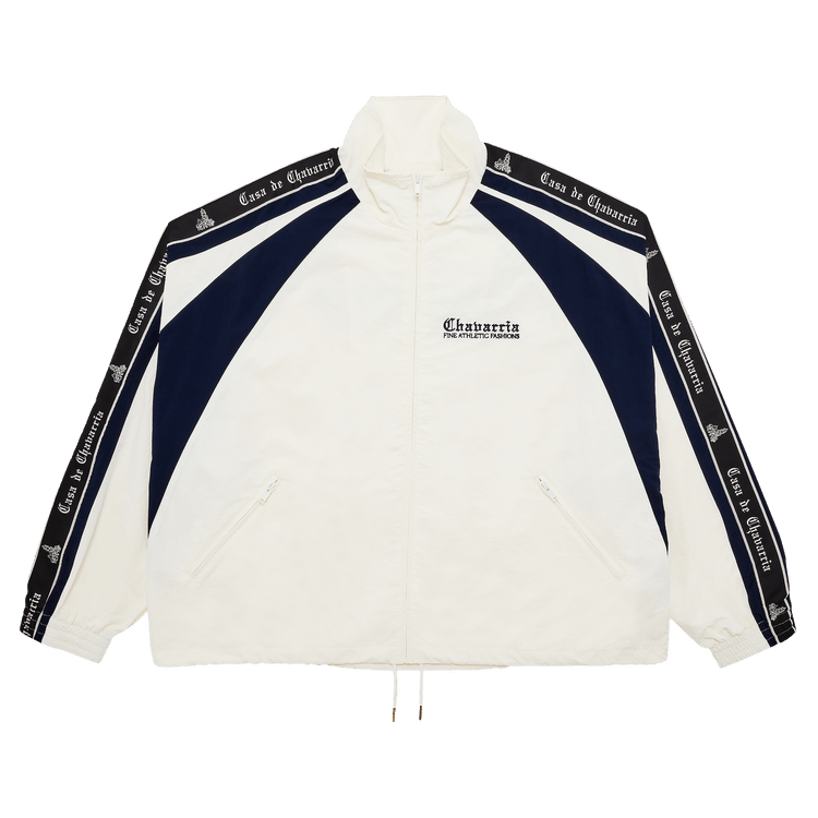Willy Chavarria Casa De Chavarria Tape Jacket "Black/White"